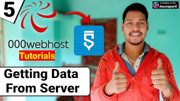 part-5 Getting Data From Server 000webhost in sketchware pro #AndroidAppdeveloper #sketchware