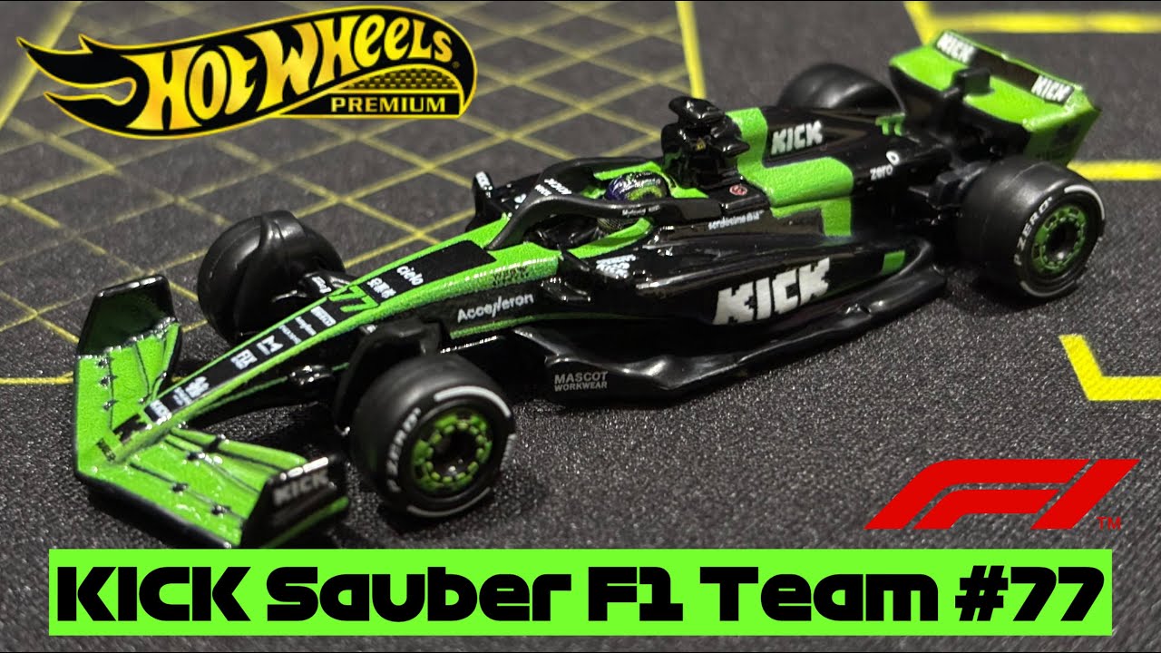 KICK Sauber F1 Team (#77) | Hot Wheels Premium | Formula 1 | UNCARDED ...