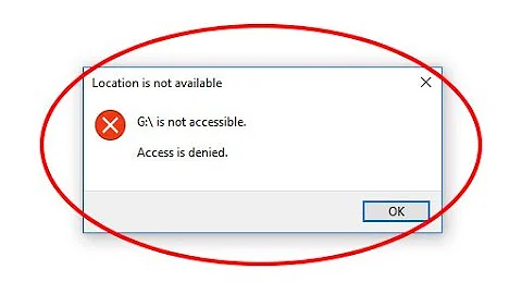 Fix Location is not available-Access is denied error in Windows 10/8/7