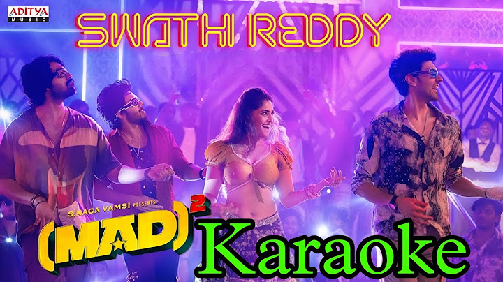 Swathi Reddy Karaoke  | Mad Square Karaoke l #swathireddy #karaoke #madsquare #telugukaraoke