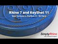 Rhino 7 and KeyShot 11 - 3D Paint Feature