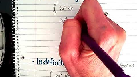The Difference Between Definite and  Indefinite Integrals