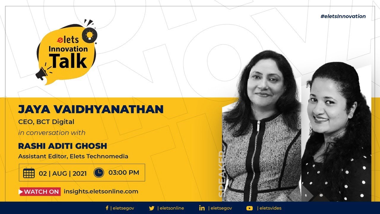 Elets Innovation Talk Elets Bfsi