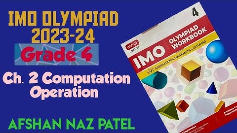 Maths Olympiad for Class 4 | Chapter 2 | Part 4 | SOF IMO 2023