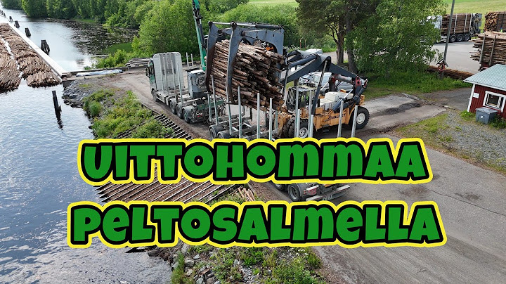 Uittohommaa Peltosalmella