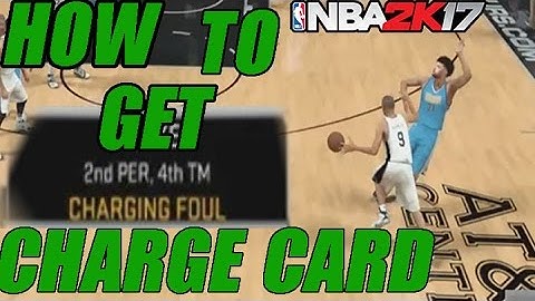 NBA 2K17 How To Get The Charge Card Badge