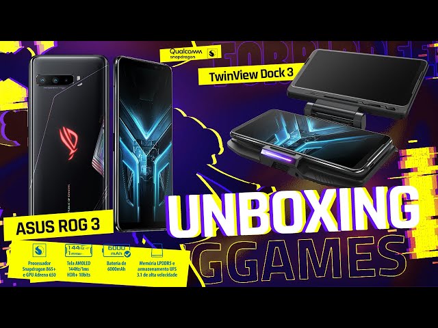 ASUS ROG Phone 3 本体＋TwinView Dock 3 ROG TwinView Dock 3 (ZS661KSS) | Power & Protection Gadgets