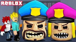 POLICE HEAD FAMILY ESCAPE In Roblox 📌📌 Roblox Horror | Khaleel and Motu Gameplay