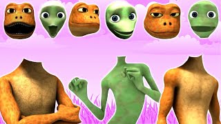 Wrong Heads PATILA Alien Green and DAME TU COSITA El Chombo Dance CHALLENGE Yeşil Uzaylı