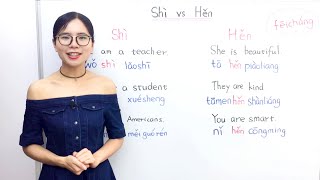 Describing Nouns With Shi And Hen In Mandarin Chinese Beginner Lesson 7 Hsk 1 Chinese Grammar