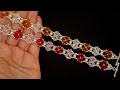 DIY unique design bracelet//  Gorgeous bracelet design pattern//