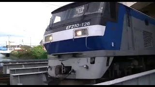 貨物列車EF210 126　山口県岩国市より・・・