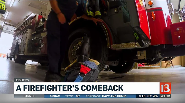 Firefighter completes amazing comeback