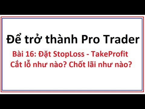 Để trở thành Pro Trader Bài 16: Phương pháp cắt lỗ chốt lãi? đặt stoploss như thế nào? Quản trị vốn