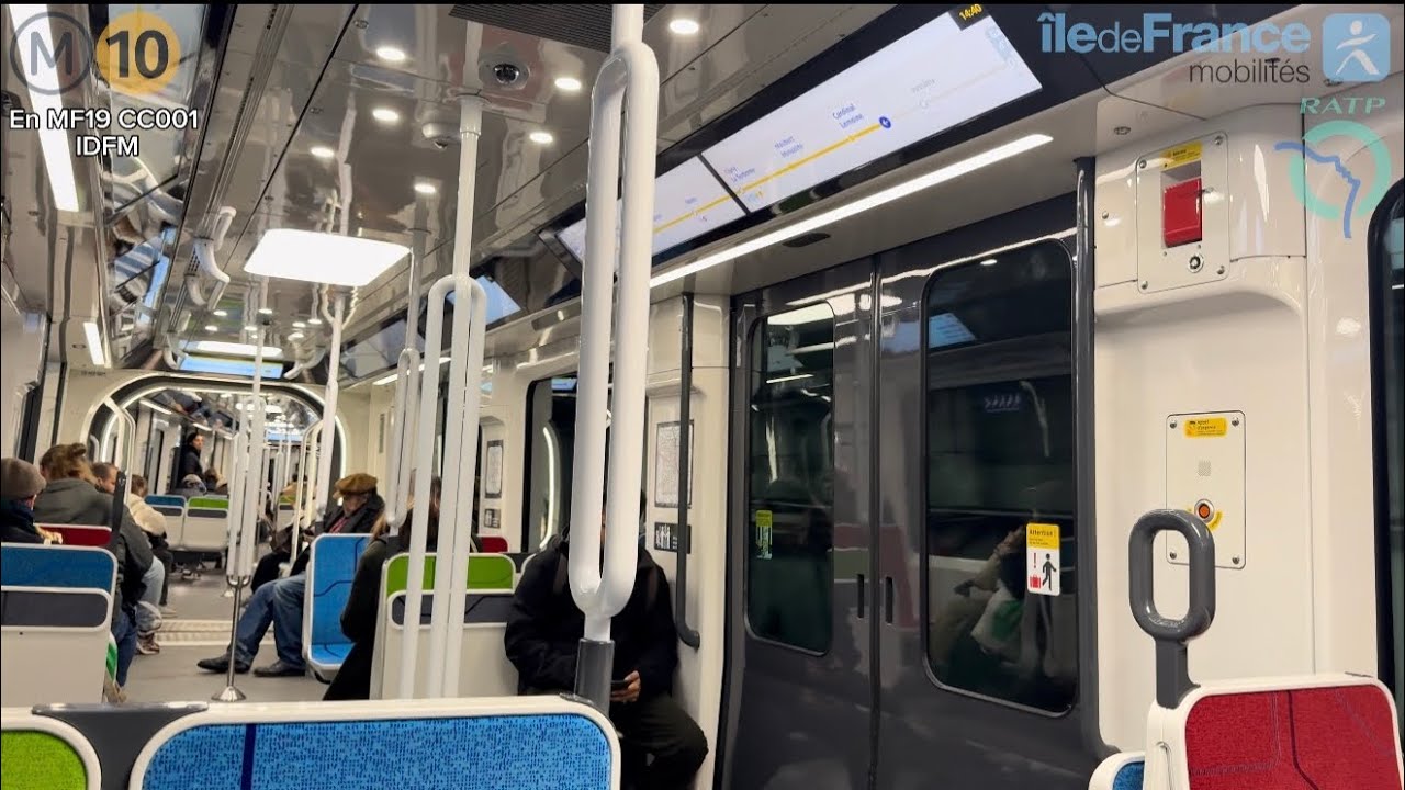 M10 - MF19 CC001 IDFM | Gare d’Austerlitz → Cluny - La Sorbonne 