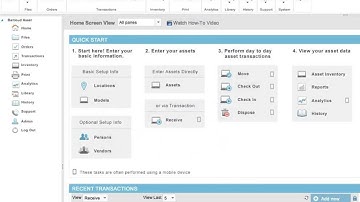 Online Inventory management and asset tracking system Quick Start Guide for BarCloud