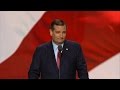 Ted Cruz Full Speech at Republican Convention