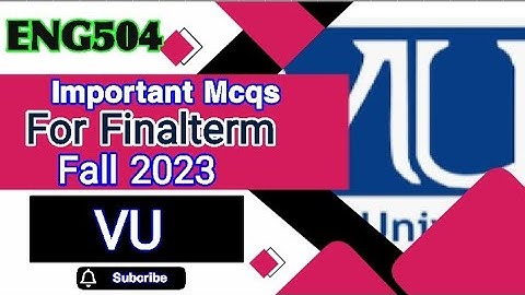 Eng504 final term preparation/eng504 final term mcqs||Exams Solutions Finder(Master Ghulam Abbas)