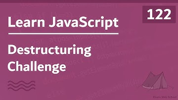 Learn JavaScript In Arabic 2021 - #122 - Destructuring Challenge