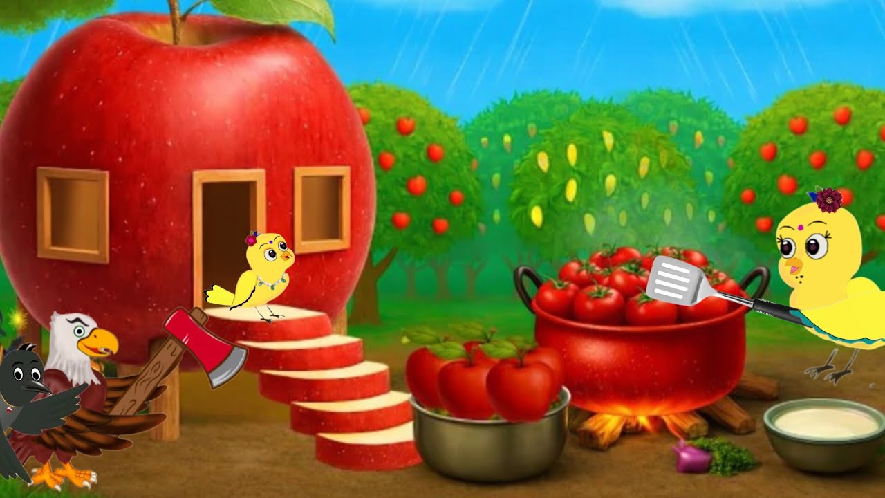 चिड़िया का नानी माँ का घर | Episode Rano | Chidiya Wala Cartoon |Tuni Acchi Cartoon | Chichu TV