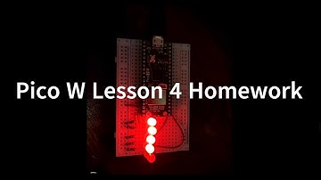 Pico W Lesson 4 Homework - Binary Counter with 5th LED