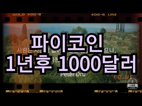   파이코인 1년후 1000달러