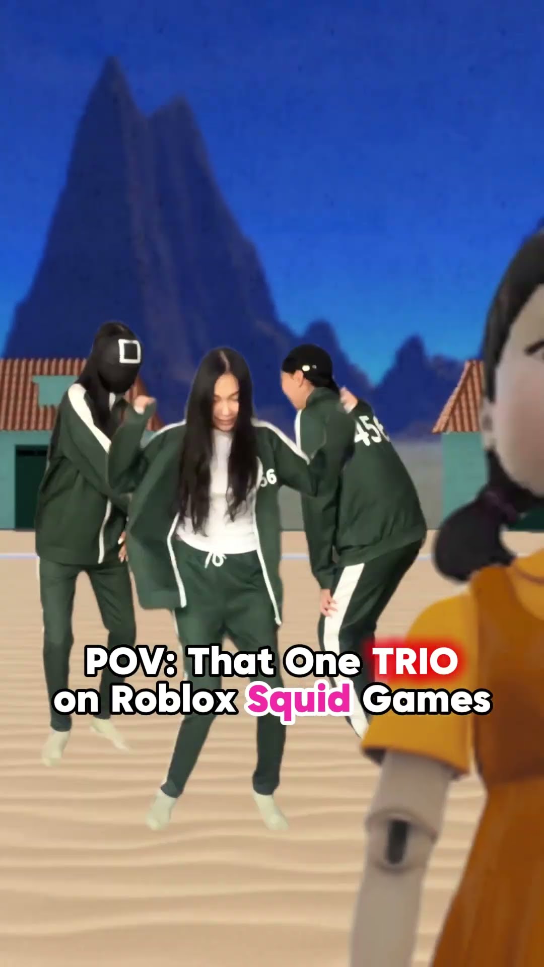 POV: That One TRIO on Roblox Squid Games? #roblox #robloxshorts