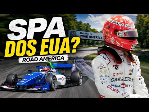 Is this the Spa of the USA?! Enzo Fittipaldi for the 1st time at Road America
