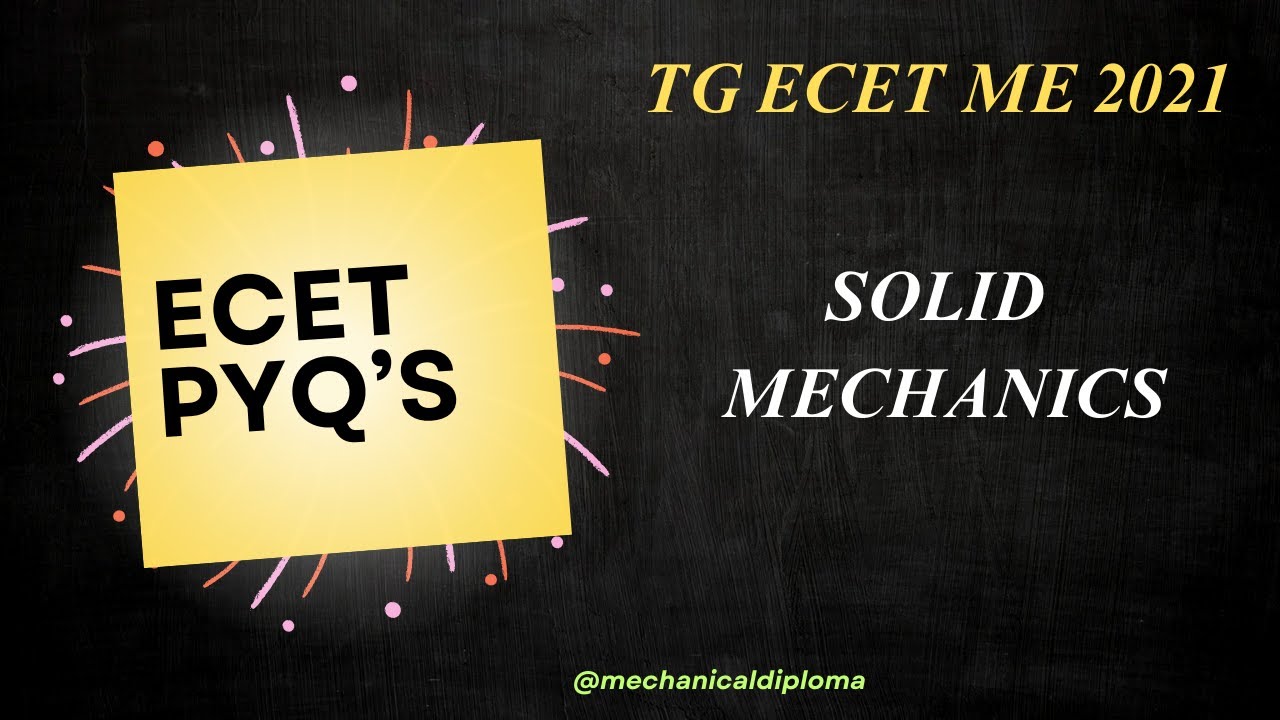 TG ECET Solid Mechanics Previous Year Questions | Crack ECET 2026 