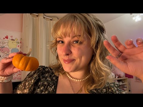 ASMR Cozy Triggers and Fall Items with LoFi Rambling ✨🩷