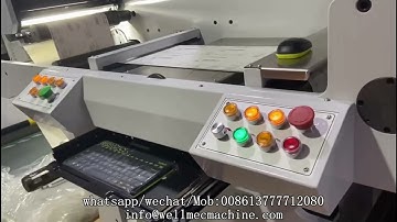Narrow web label printing quality inspection machine