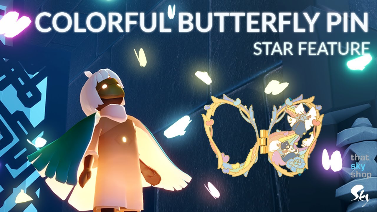 ⭐Sky⭐ ★ Colorful Butterfly Pin - STAR Reveal ✨🦋 - YouTube