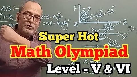 Math Olympiad Level - V & VI @mathchallenge-r2r 
