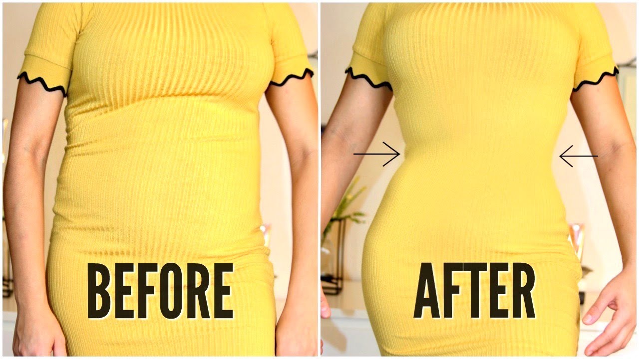 TIPS TO GET A SMALLER WAIST  Easy & cheap ways to look thinner