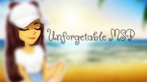 1st video!!Making my msp profile pic! MSP EP.1♥