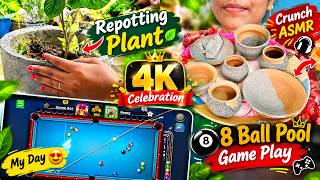 Friends, I celebrated 4K and played 8 ball pull game. Thanks for supporting me guys #vlog screenshot 3