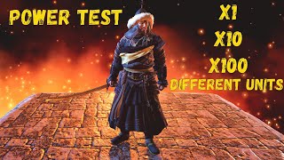 Mongolian Soldier - Power Test x1 x10 x100 vs 11 Different Units - UEBS 2 screenshot 1