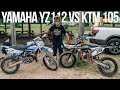 2021 KTM 105 SX vs Yamaha YZ112 || Moto Academy Bike Reviews