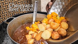 Best GAMBIAN Beef Sauce Chewyapa !! How to cook BEEF SAUCE in The Gambia, West Africa