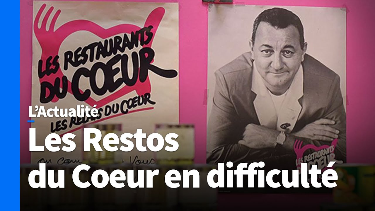 Les Restos du Cœur en grande difficulté financière - YouTube