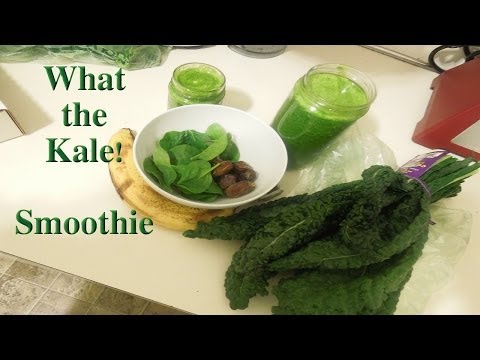 kale-spinach-banana-smoothie