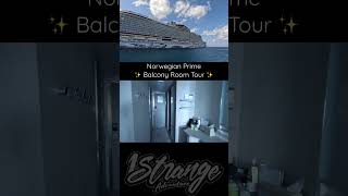 🛳️ Balcony Room Tour 🛏️ 🫶🏼 #cruiselife #roomtour #balcony #shorts #ship #tour #1strangeadventure