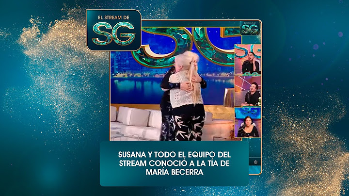#susanagiménez y la tía de María Becerra: Así reaccionó #ElStreamDeSusana⭐