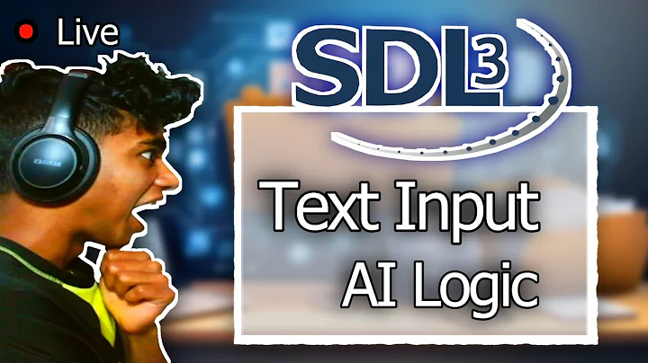 Text AI Logic in SDL3 C++ |100 days of C++ (Days 81/100) | 250 Days of Programming (Day 87/250)