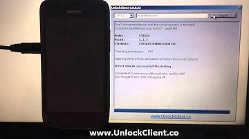 Instant Fast Unlock Huawei Y301 A2 G740 Y300-0151 Vitria Ascend Metro pcs by USB cable