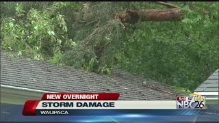 Parts of Waupaca County cleaning up after storm damage