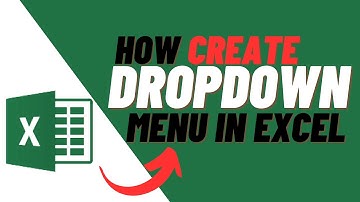 How To Create/Add Or Make Excel Drop Down List or Menu - Quick & Easy
