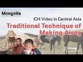 Mongolia-Traditional Technique of Making Airag