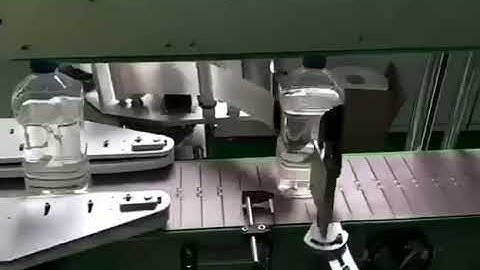 Three Side Labeling Machine for Square Bottles