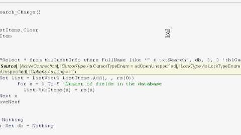 Visual Basic 6 Database Tutorial Part 4